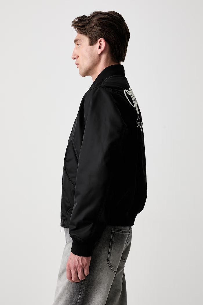 Off-White Script bomber pánský 44MEH05EC9F0021001 černá SS26