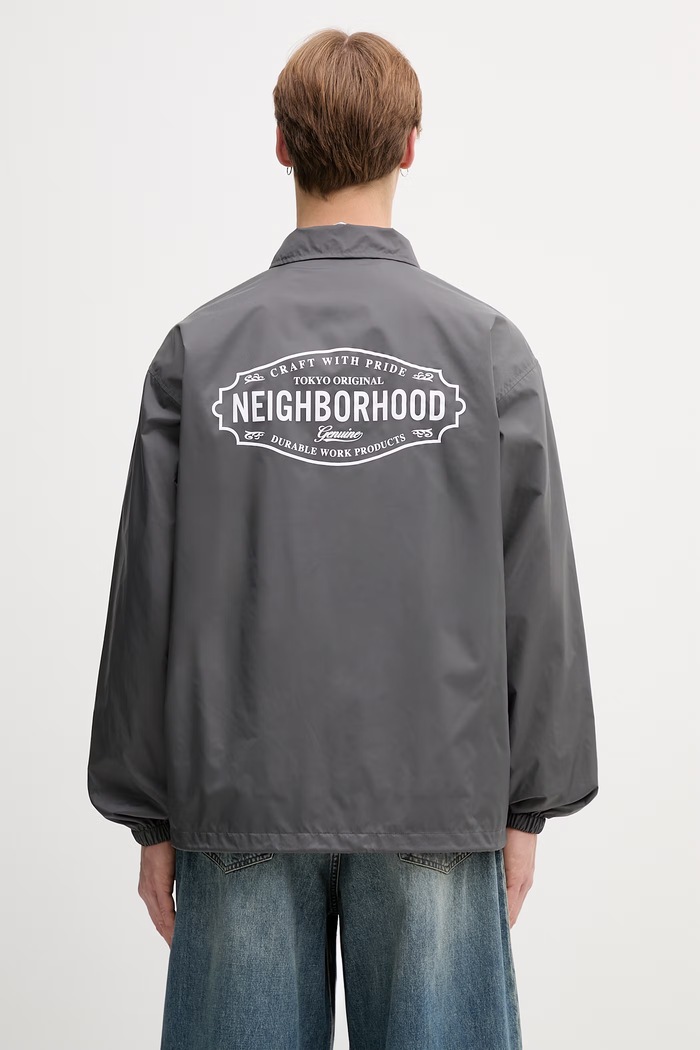 Ρούχα Neighborhood μεταβατικό μπουφάν ανδρικό 261TSNH.JKM01 γκρί
