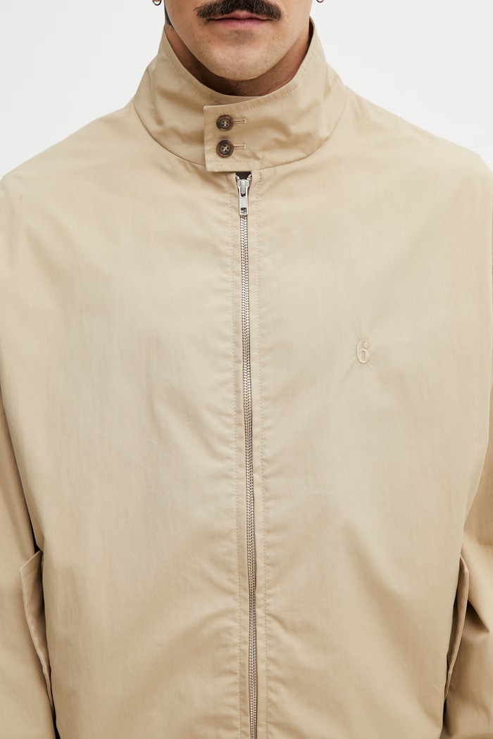 MM6 Maison Margiela преходно яке мъжко бежов SH2AM0068.M35858