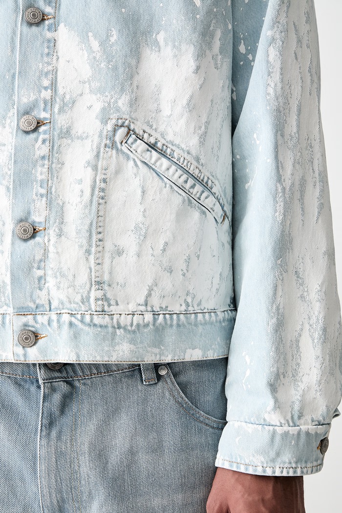 MM6 Maison Margiela kurtka jeansowa męska SH2AM0065.M30055