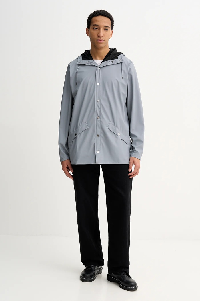 Μπουφάν Rains 12010 Jacket W3 12010.147 γκρί SS26