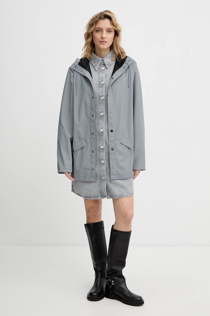 Ρούχα Μπουφάν Rains 12010 Jacket W3 12010.147 γκρί