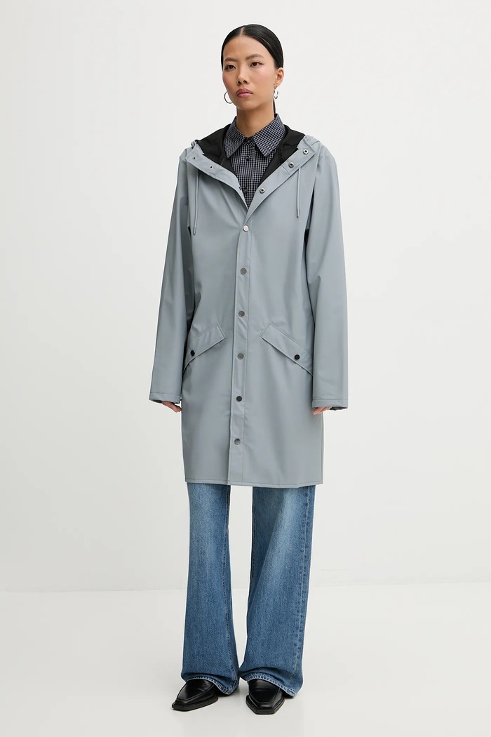 Oblečení Nepromokavá bunda Rains 12020 Long Jacket W3 12020.147 šedá