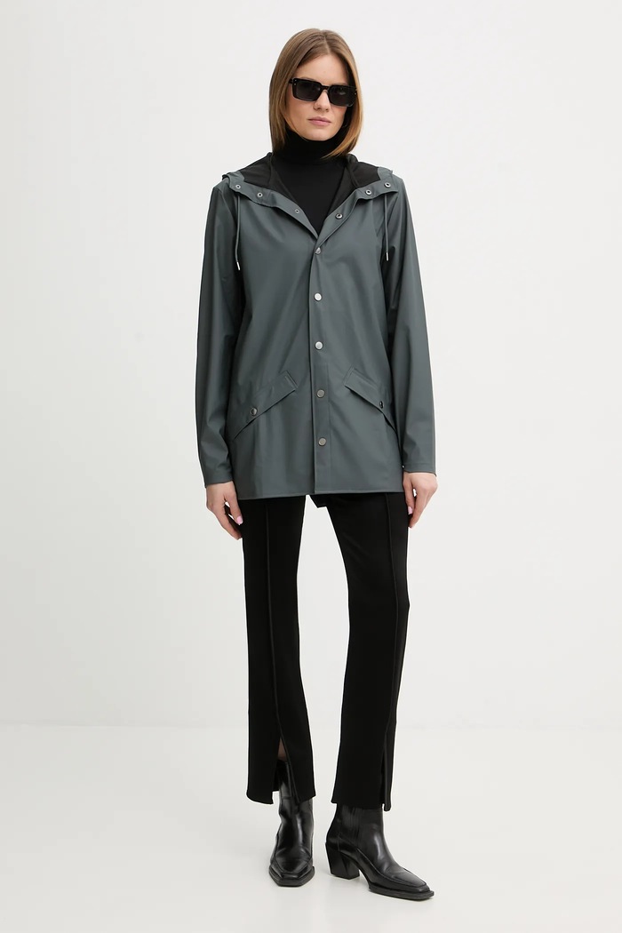 Oblačila Jakna Rains 12010 Jacket W3 12010.153 siva