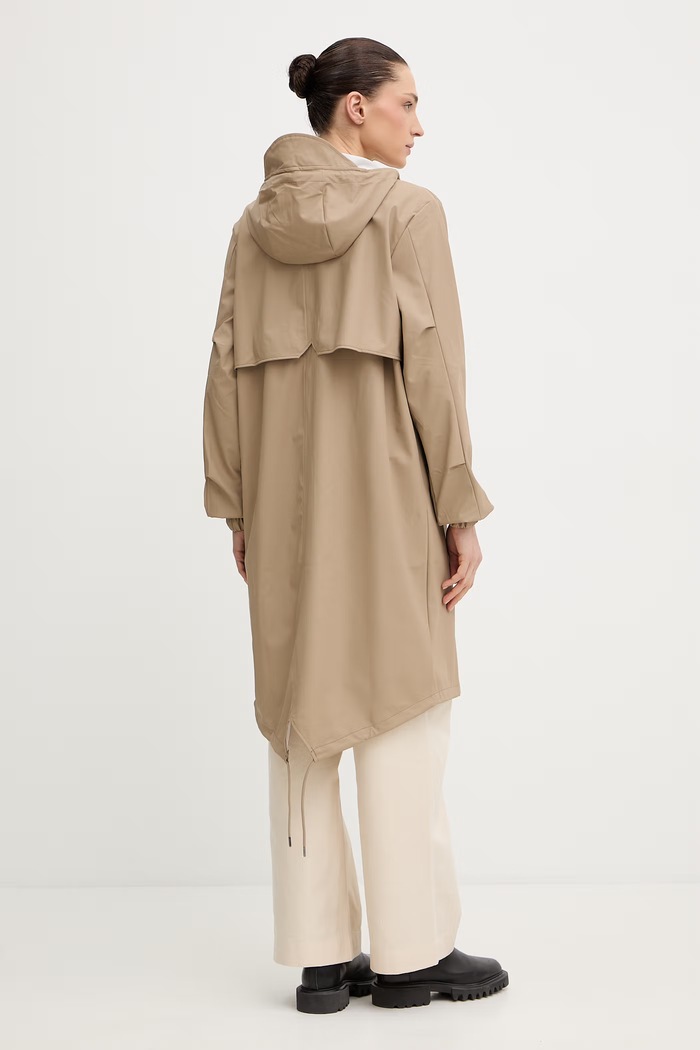 Oblečení Rains nepromokavá bunda 18140 Fishtail Parka W3 18140.133 béžová