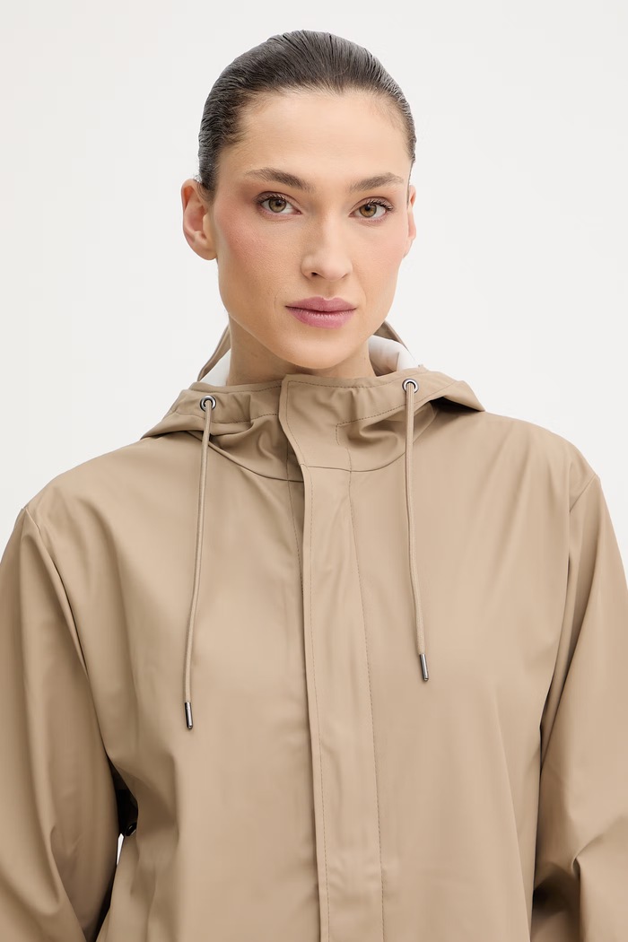Rains nepromokavá bunda 18140 Fishtail Parka W3 béžová 18140.133