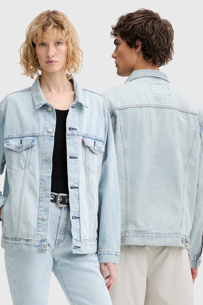 Levi's geacă jeans RELAXED FIT necaptusit albastru A5782.0112