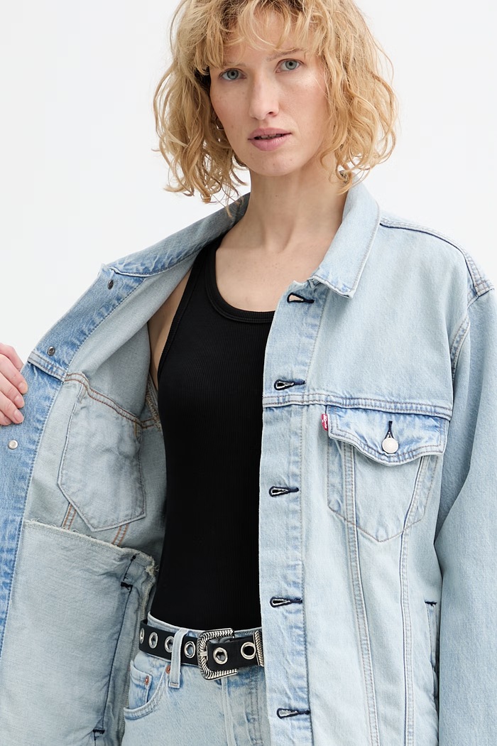 Levi's geacă jeans RELAXED FIT albastru A5782.0112