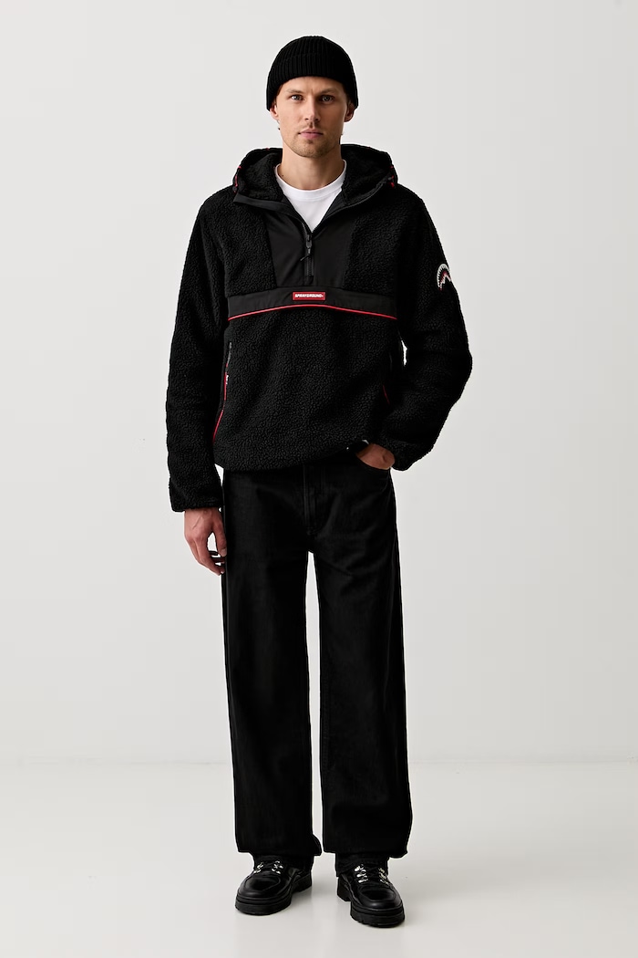 Sprayground széldzseki polár SP137D fekete SS26