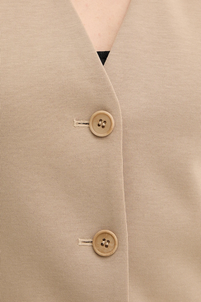 Weekend Max Mara kamizelka POGGIO 2615911021600 beżowy
