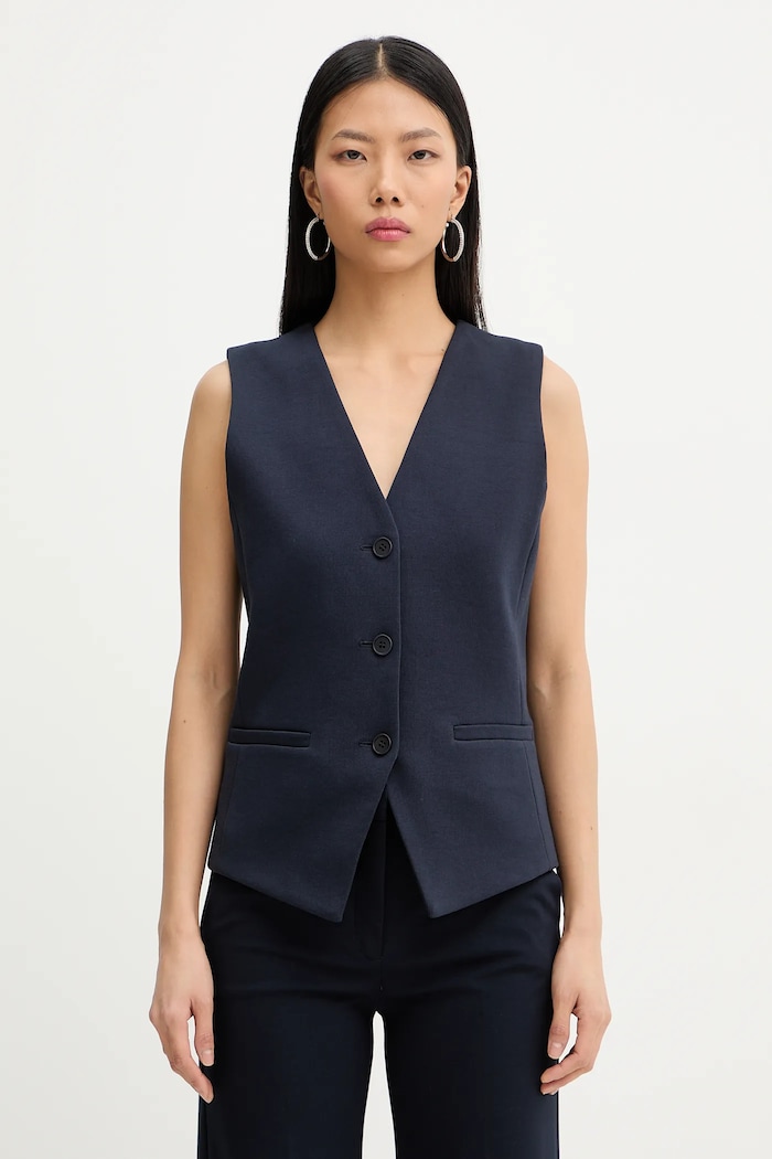 Weekend Max Mara mellény POGGIO dzsörzé sötétkék 2615911021600