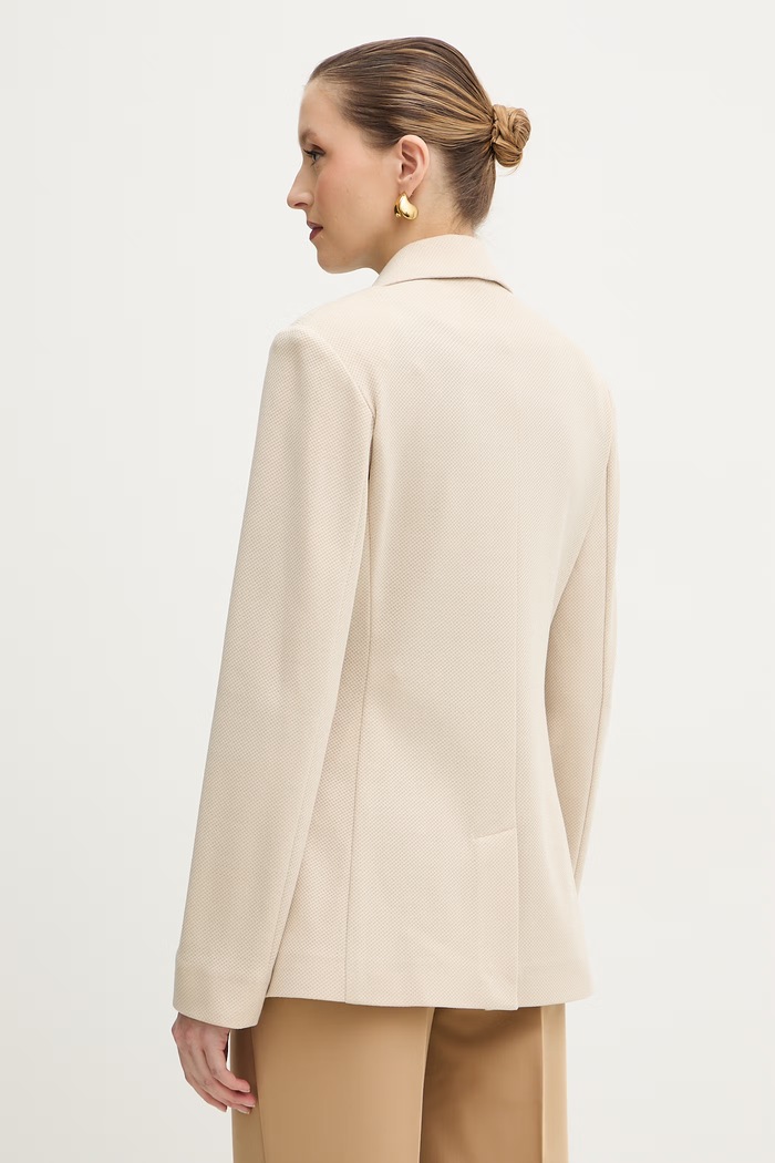 Îmbrăcăminte MM by Max Mara sacou din bumbac ROTONDO 2616911097600 bej