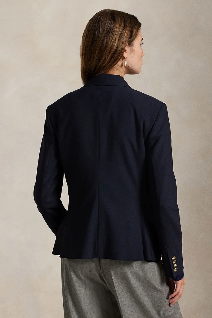 Sako s přídavkem vlny Polo Ralph Lauren 211952571 námořnická modř SS26