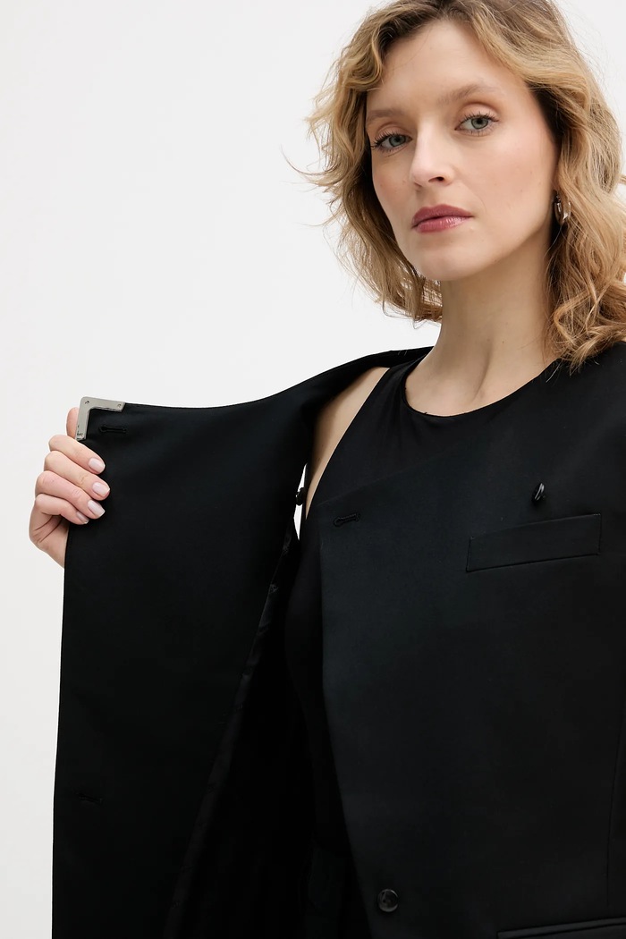 Karl Lagerfeld vestă din amestec de lână B1W14007