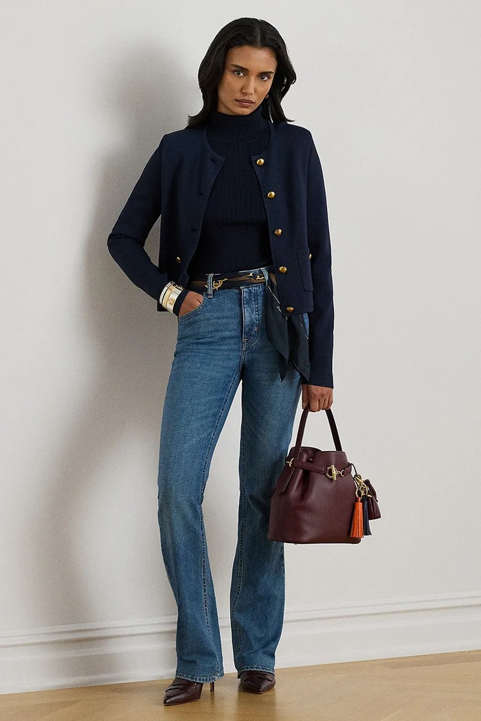 Ruházat Lauren Ralph Lauren zakó 200P03460 sötétkék