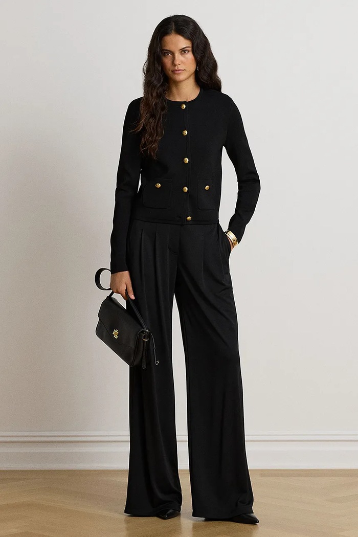 Odzież Lauren Ralph Lauren 200P03460 czarny