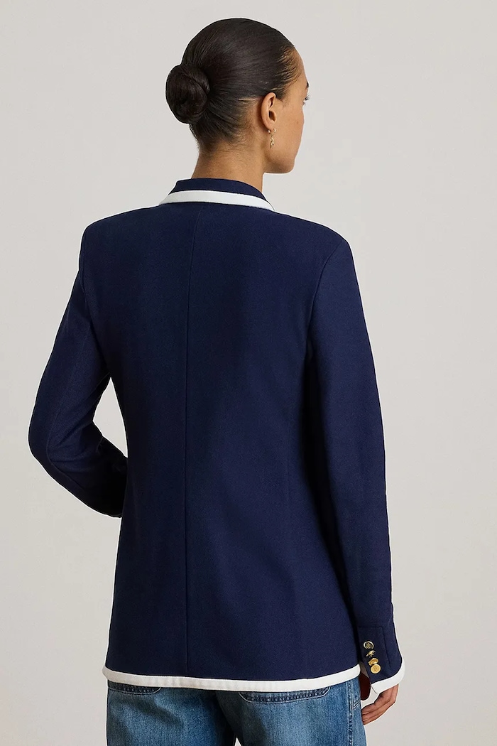 Lauren Ralph Lauren zakó 200P03759 sötétkék SS26