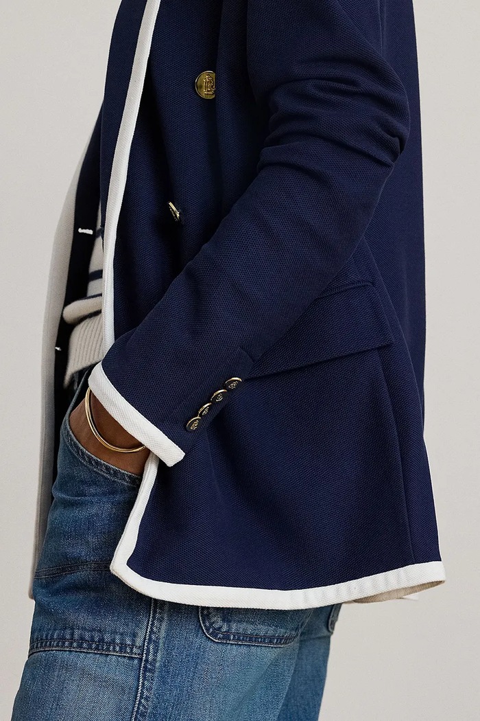 Lauren Ralph Lauren zakó 200P03759 sötétkék