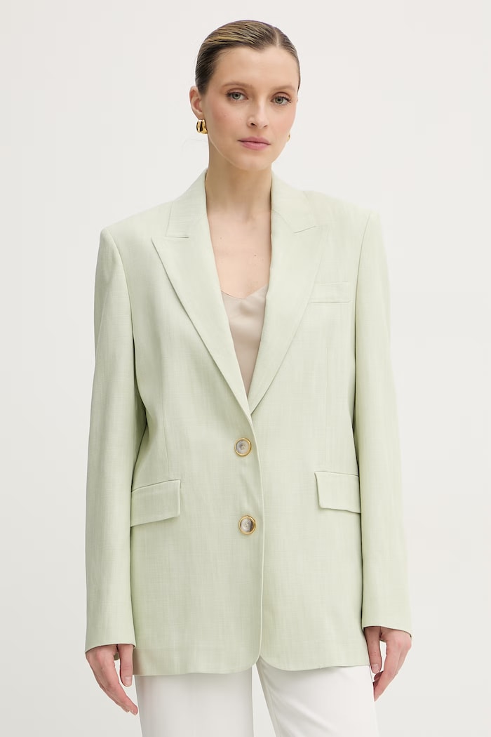 Pinko сако дамско от вискоза зелен 106529.A2W6
