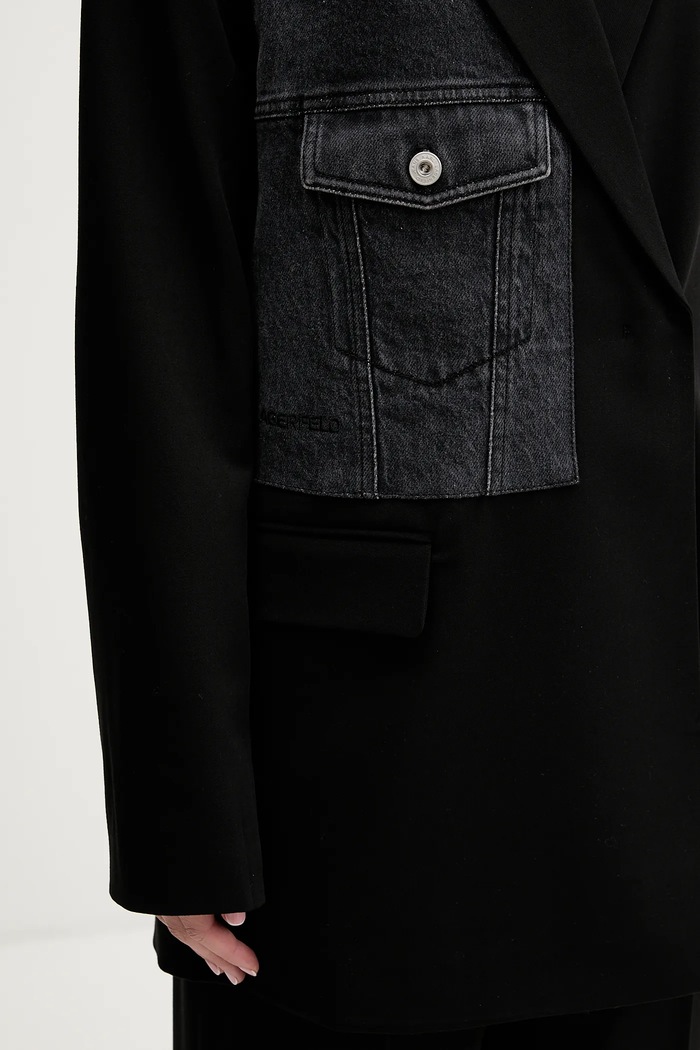 Sako Karl Lagerfeld Jeans B1W14026 čierna