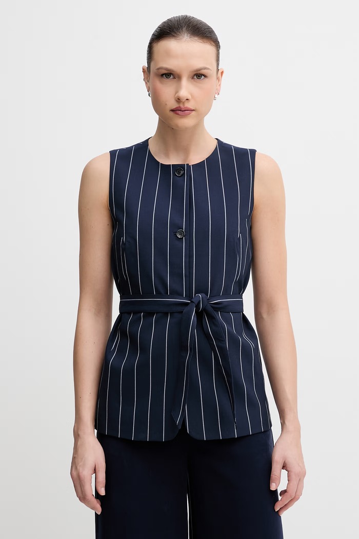 United Colors of Benetton vestă pentru femei bleumarin 26Q2DJ015