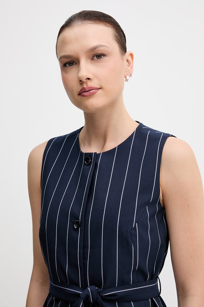 United Colors of Benetton vestă pentru femei bleumarin 26Q2DJ015