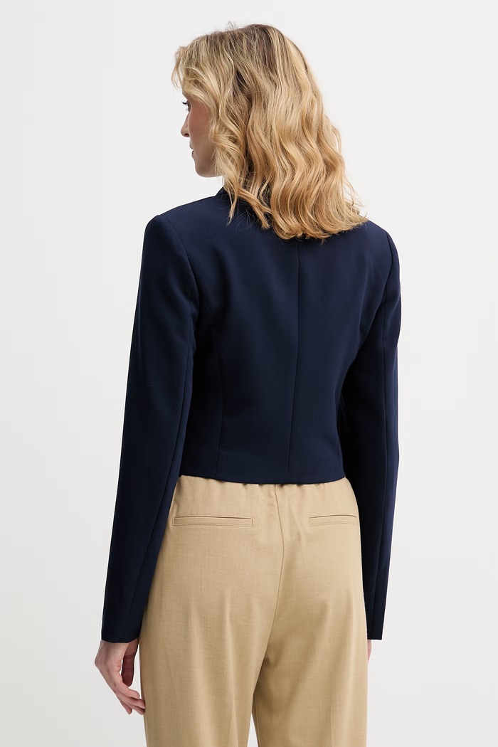 Oblečenie United Colors of Benetton jednoradové sako dámske 243XDW03M tmavomodrá