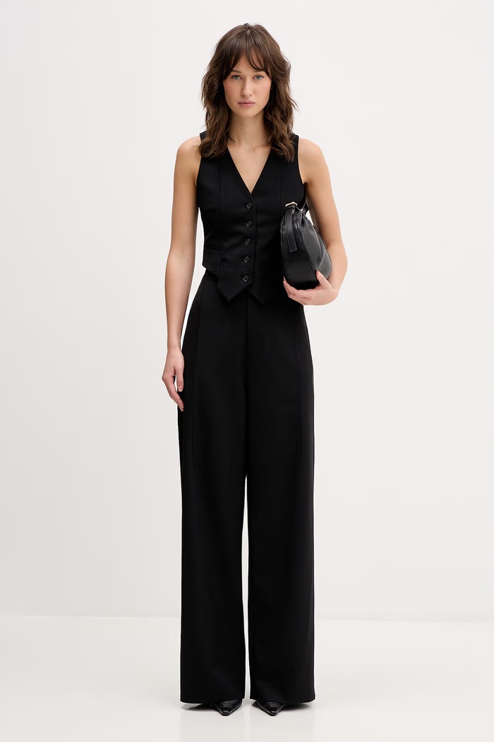 VETEMENTS gilet con lana WE76TV360B nero