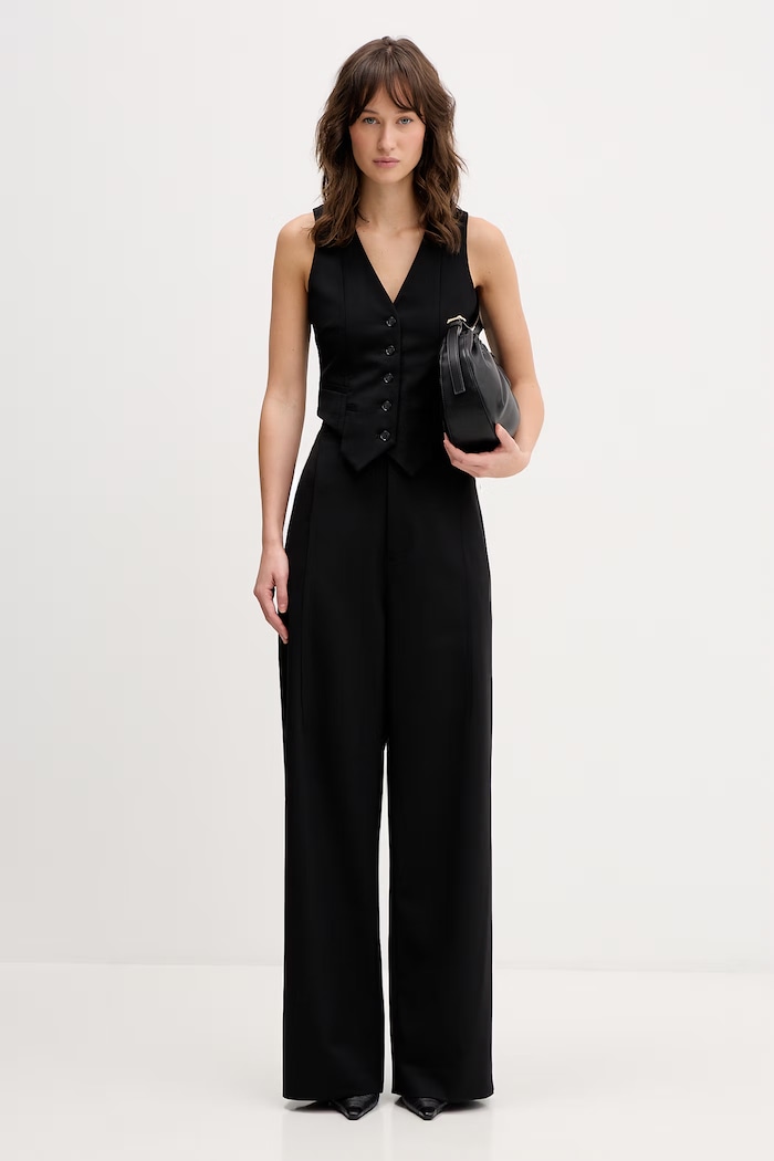 VETEMENTS gilet con lana WE76TV360B nero