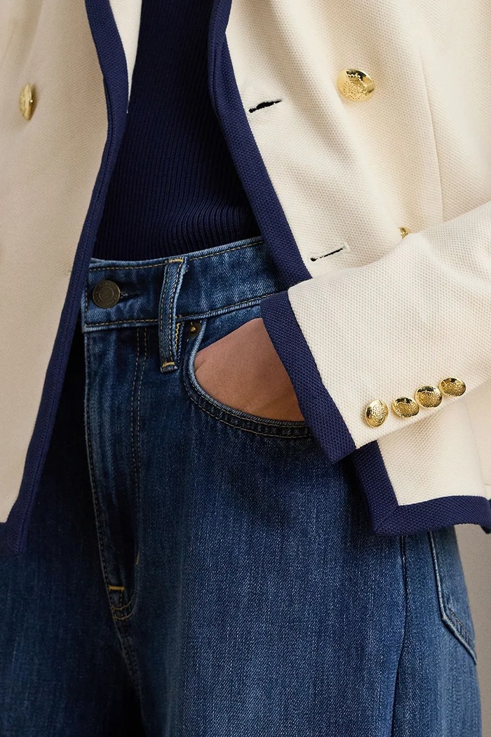 Lauren Ralph Lauren sako dámske bavlnené 200P09081 béžová