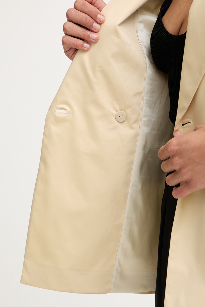Max&Co. sacou cu nasturi dubli pentru femei, din bumbac cu elastan MCOGIRAFFA 2616041054200