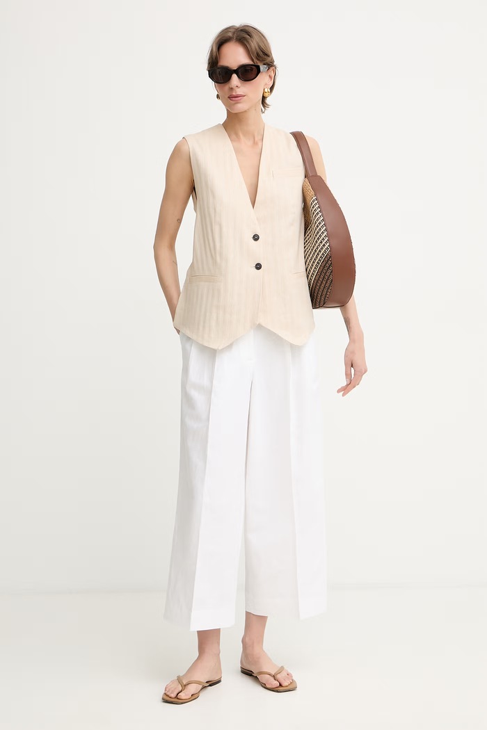 Max&Co. vestă damskă cu in MCOCANZONE 2616151014200 bej SS26