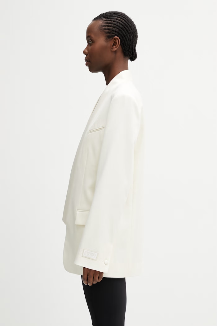 Kenzo Blazer / Gilet dámske vlnené sako FG52VE2839TF béžová SS26