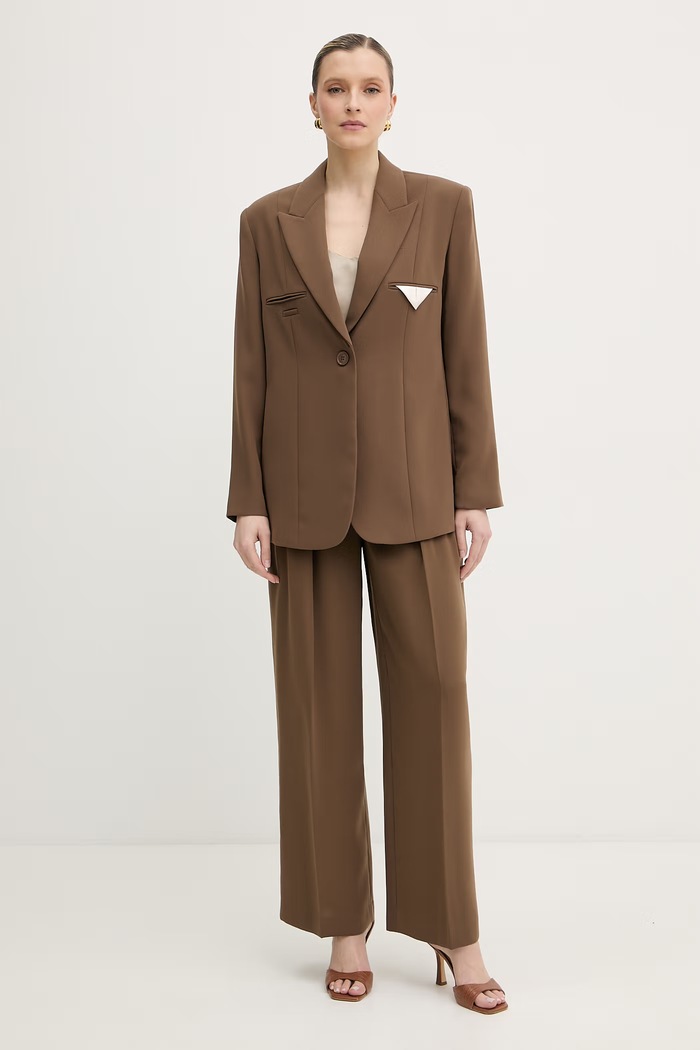 Armani Exchange blézer női XW001938.AF21529 barna SS26