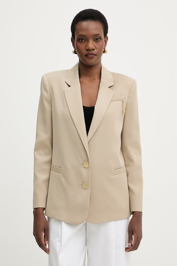 Armani Exchange jednoradové sako dámske béžová XW001953.AF21553