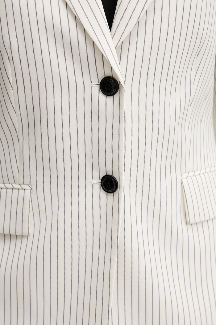 HUGO sacou de costum pentru femei, cu vâscoză Asmalla 50561472 alb