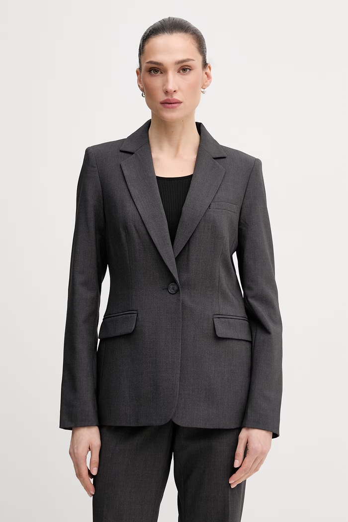 Σακάκι Dkny ύφασμα γκρί WYJT3602