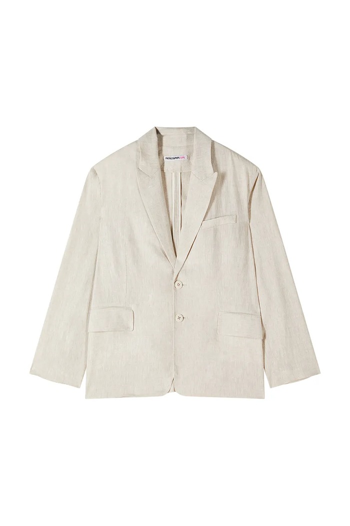 Patrizia Pepe sacou pentru copii, din in A713 7S0287 bej SS26