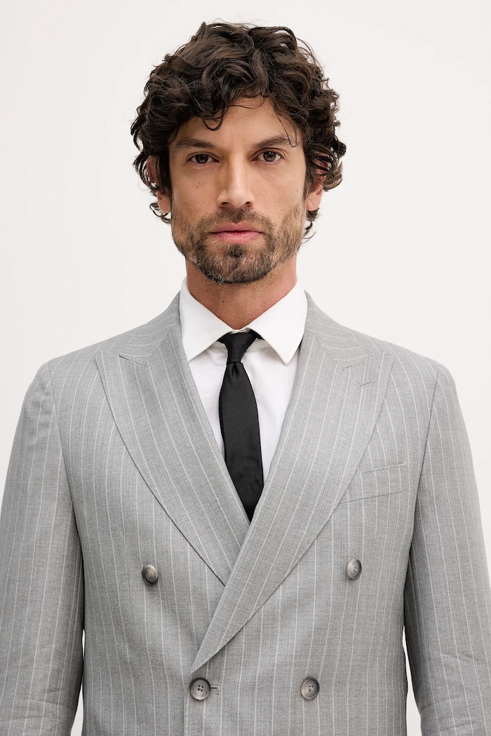 BOSS abito in lana C-Huge-2pcs-DB-261 50557335 grigio
