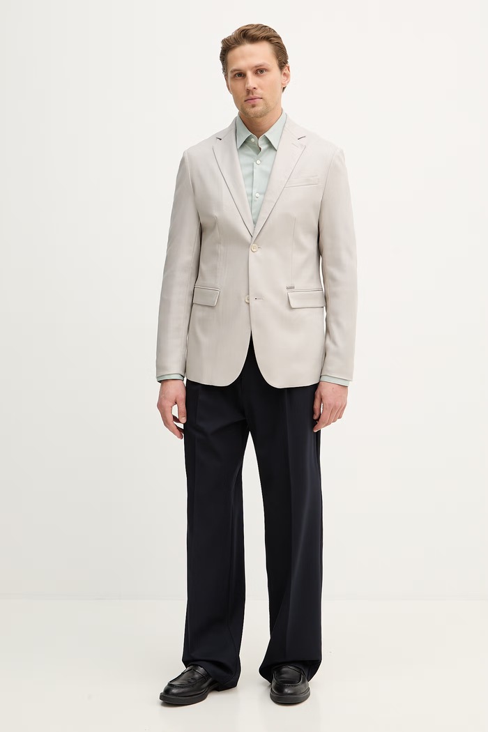 Σακάκι Guess EATON M6RN75.WJ352 γκρί SS26