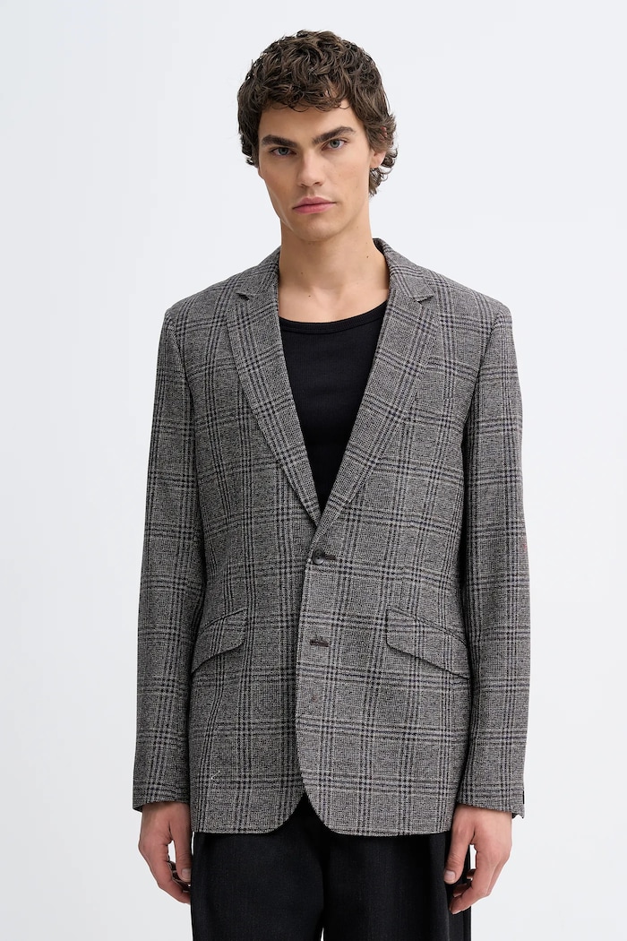 Vlnené sako Rag & Bone regular sivá RV1D25F4MWO