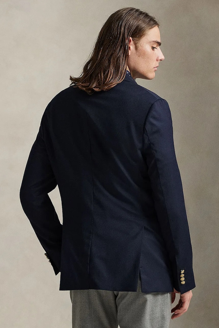 Піджак з додаванням вовни Polo Ralph Lauren 715928570 темно-синій SS26