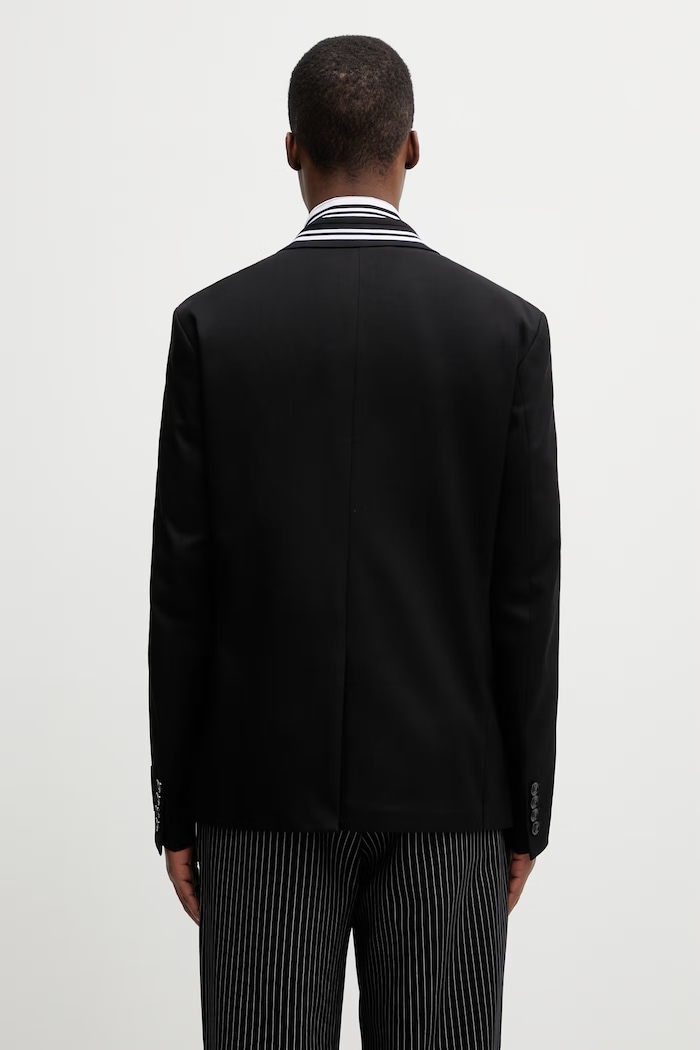 Îmbrăcăminte Fred Perry Sacou pentru bărbați x Kris Van Assche SJ2103 negru