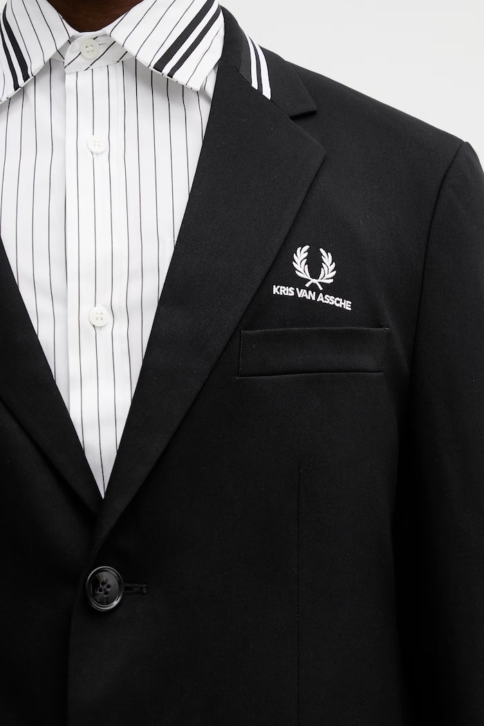 Sacou pentru bărbați x Kris Van Assche Fred Perry SJ2103 negru