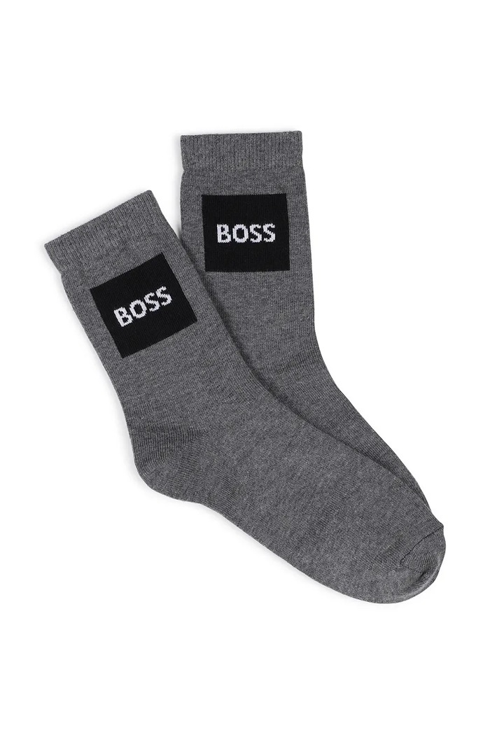 Băieți BOSS șosete pentru copii pachet de 3 J53152 alb