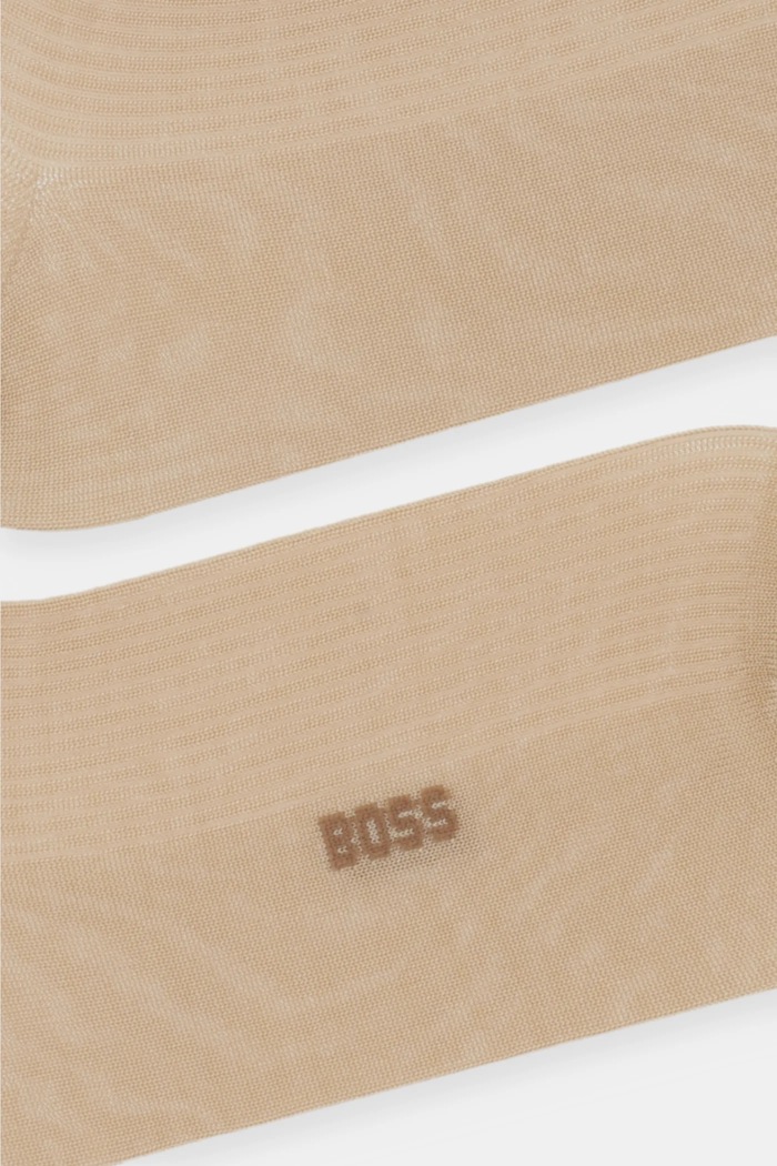 Ponožky BOSS 2P RS Light Rib VI W 2-pak 50553493 béžová SS26