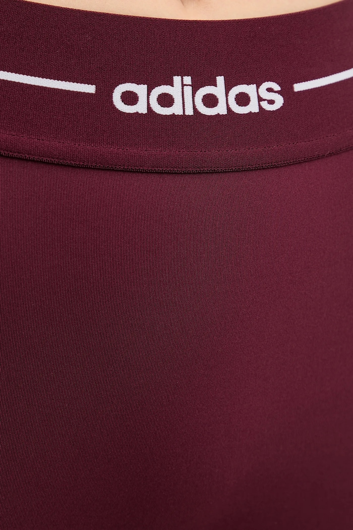 Tréningové legíny adidas Performance Hyperglam burgundské KC7675