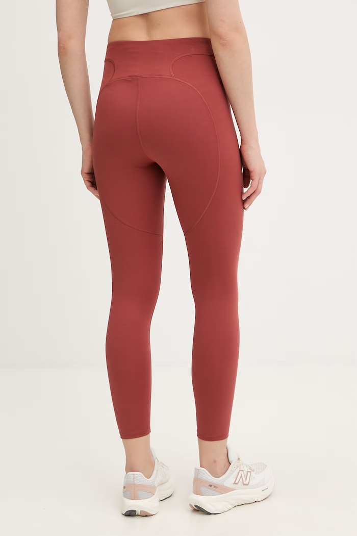 Odzież adidas by Stella McCartney legginsy treningowe JY8150 brązowy