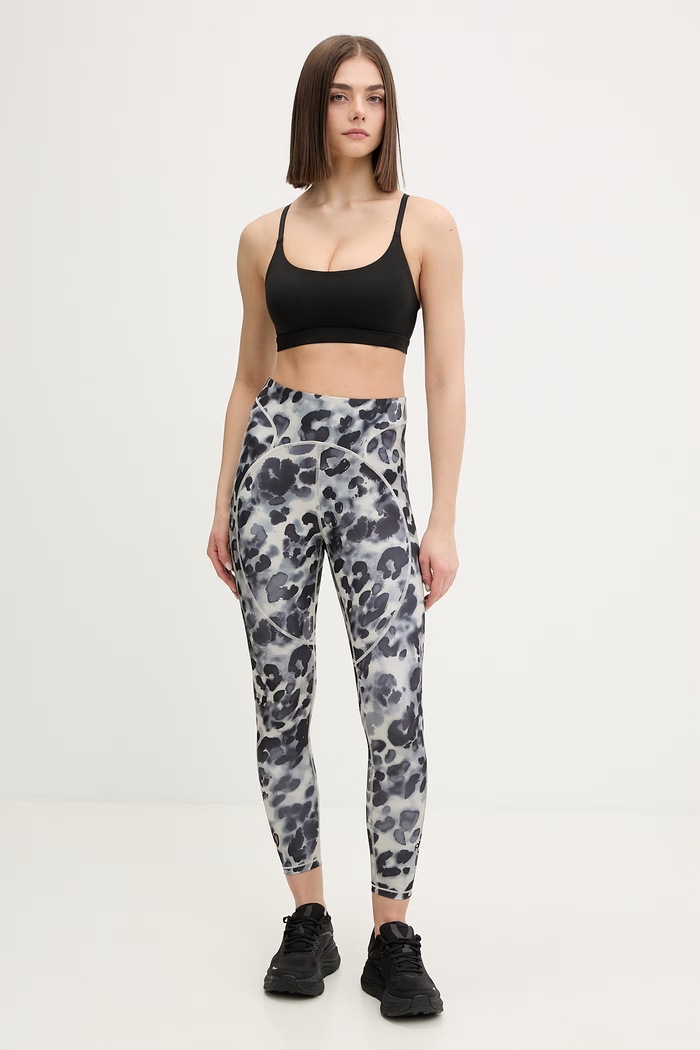 adidas by Stella McCartney legginsy treningowe JY8166 szary SS26