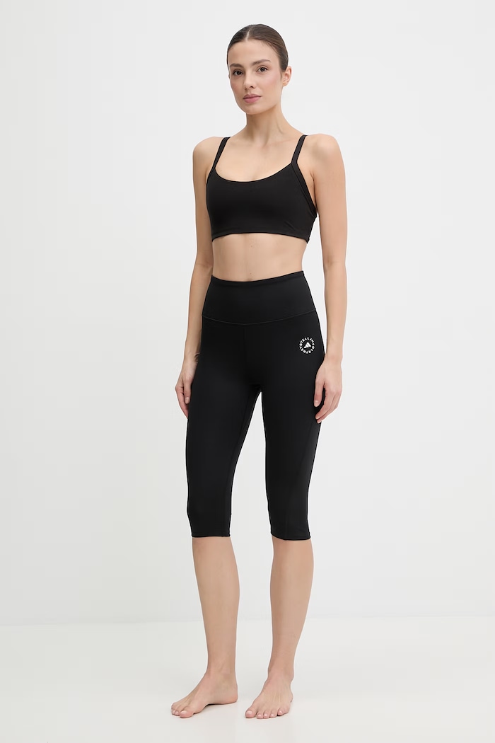 adidas by Stella McCartney legginsy do jogi Yoga Capri JY8180 czarny SS26